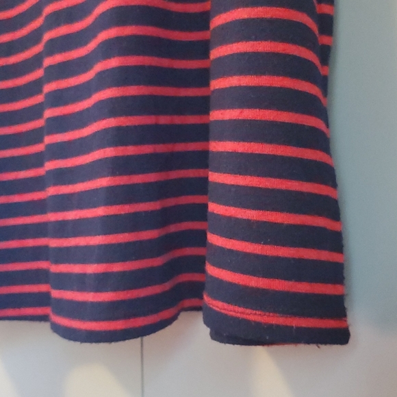 Ann Taylor LOFT navy and red stripe tee - Picture 9 of 10